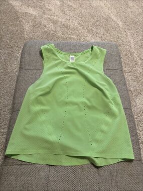 Lime Green Perforated Athletic Tank - Lululemon